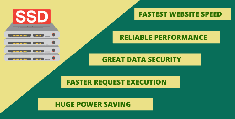 Latest SSD Storage for Great Website Performance