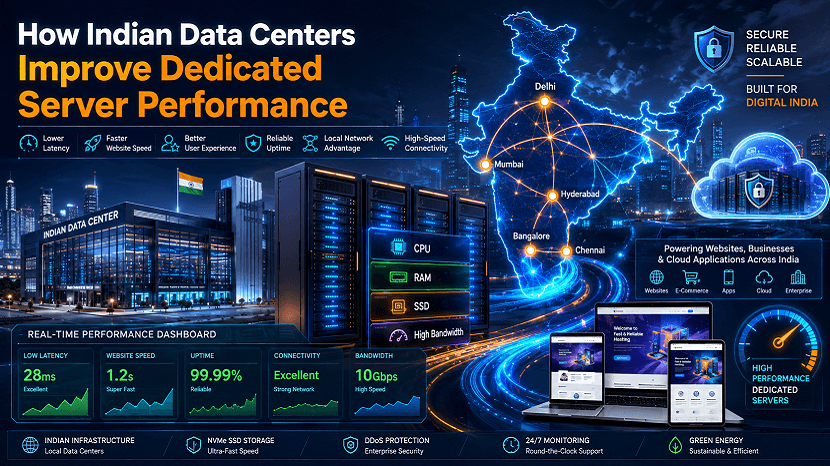 How Indian Data Centers Improve Dedicated Server Performance