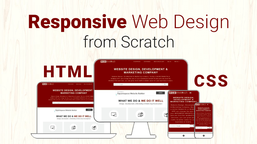How to Make a Responsive Website from Scratch (HTML & CSS)?