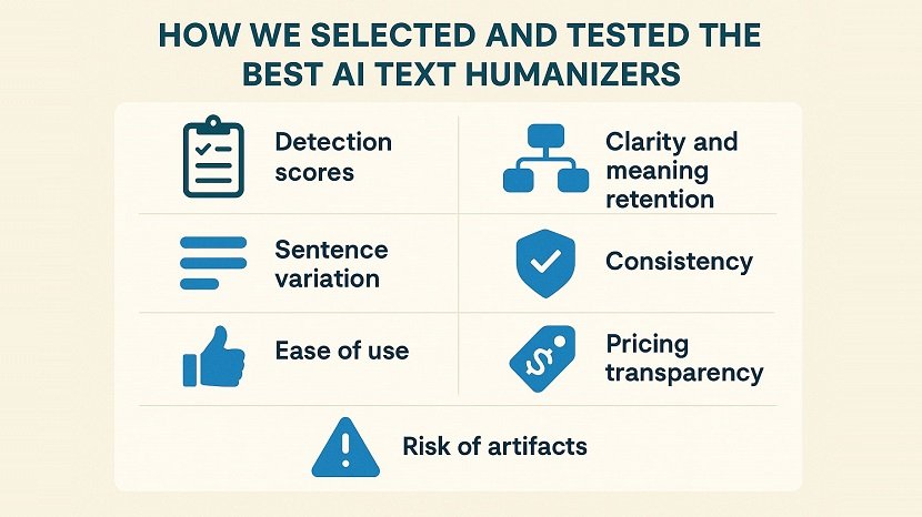 Humanize ChatGPT text, AI undetectable tools, Best AI humanizer tools, Make AI text human-like, Bypass AI content detectors
