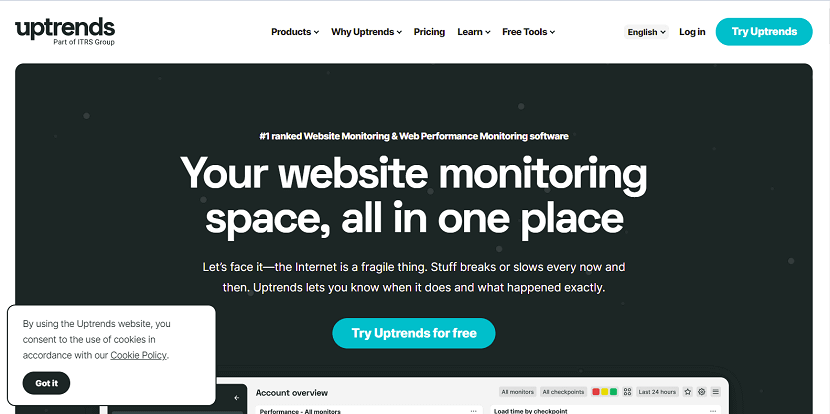 Website Performance Monitoring Tools Free Online Website Monitoring Tools