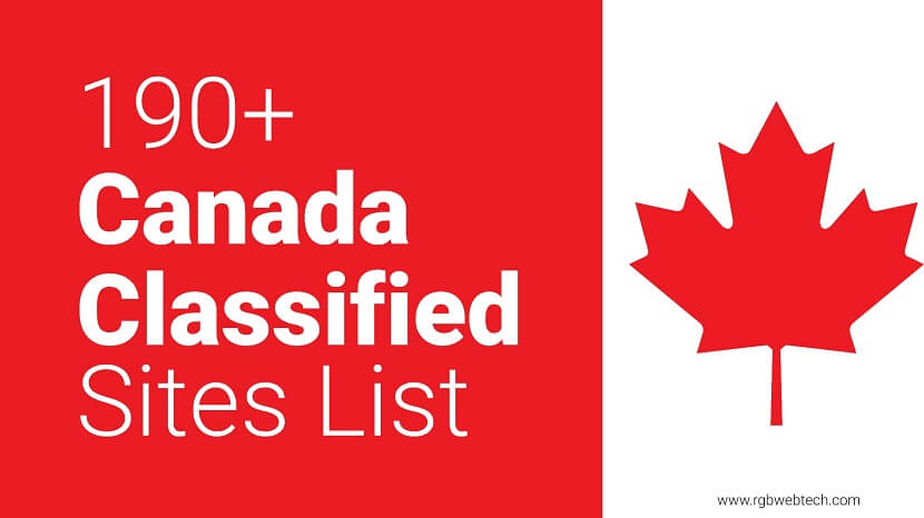 Canada Classifieds Sites List