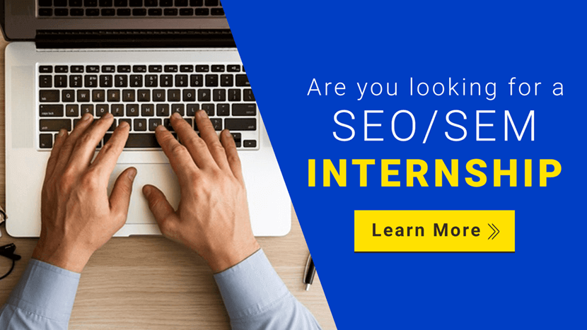 Online SEO Internship with Certificate